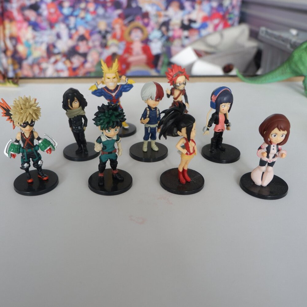 My Hero Academia 9pc Set Figures 8cm